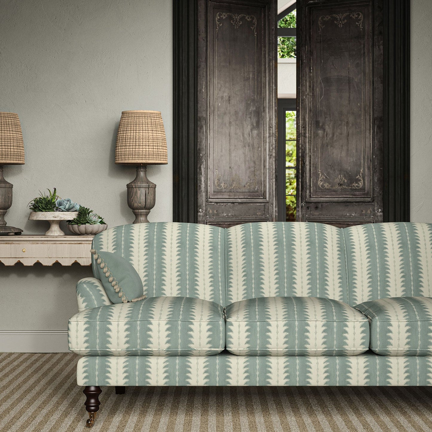 Linwood Ruched Storm Made to Measure Curtains