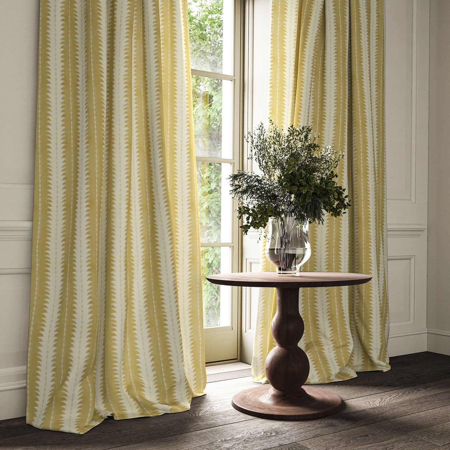 Linwood Ruched Straw FR Made to Measure Curtains