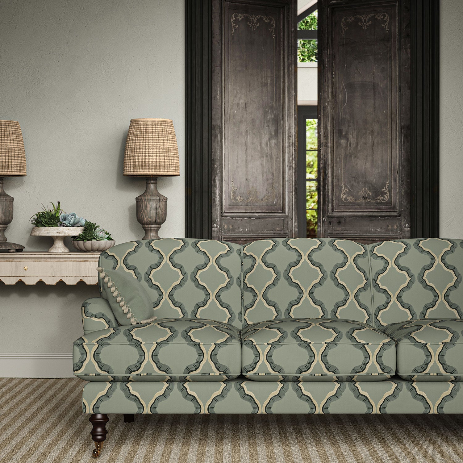 Linwood Ruffled Chateau FR Made to Measure Curtains