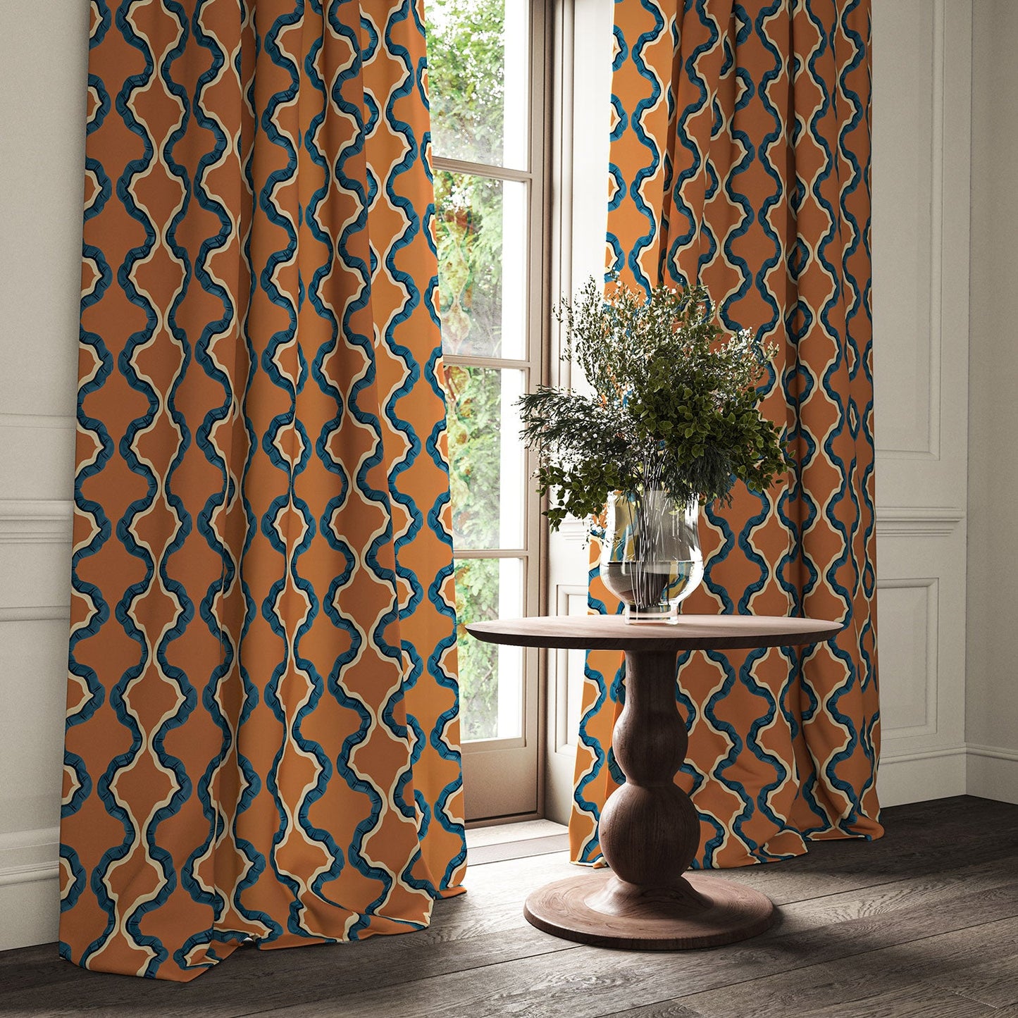 Linwood Ruffled Citadel Made to Measure Curtains