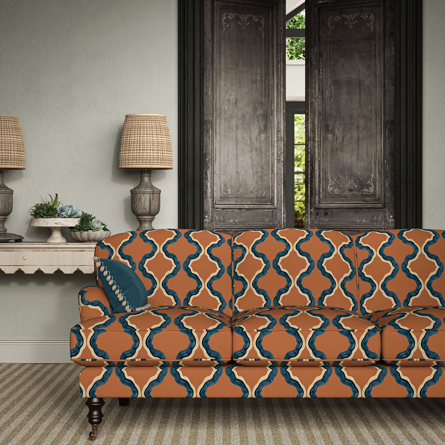 Linwood Ruffled Citadel Made to Measure Curtains