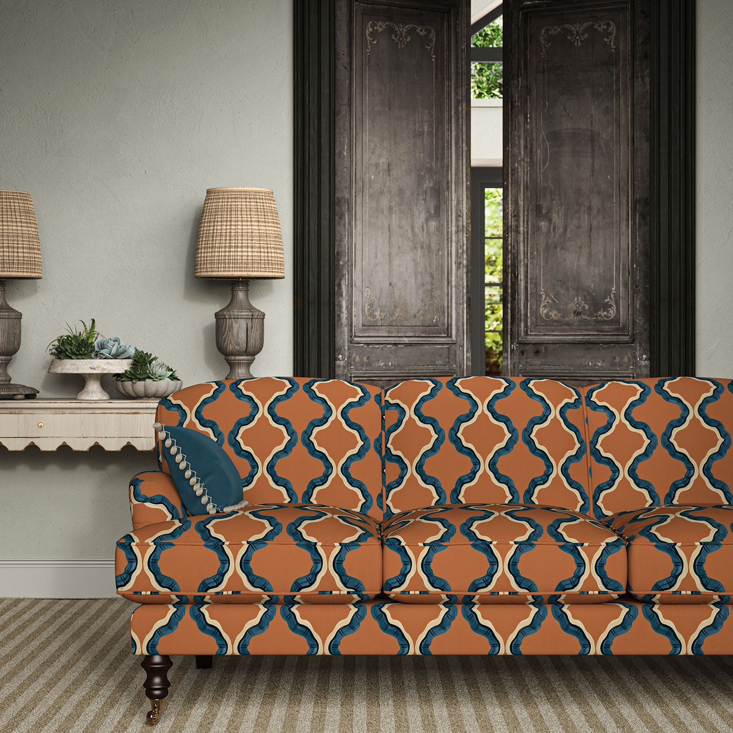 Linwood Ruffled Citadel Made to Measure Curtains