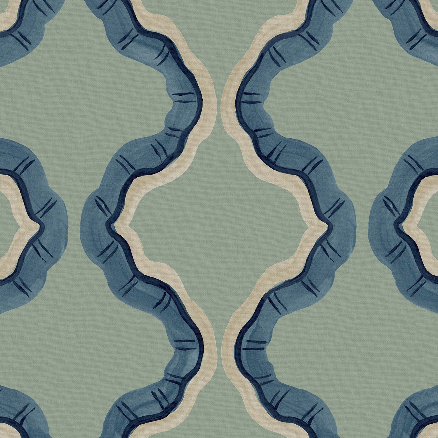 Linwood Ruffled Hvar FR Made to Measure Curtains