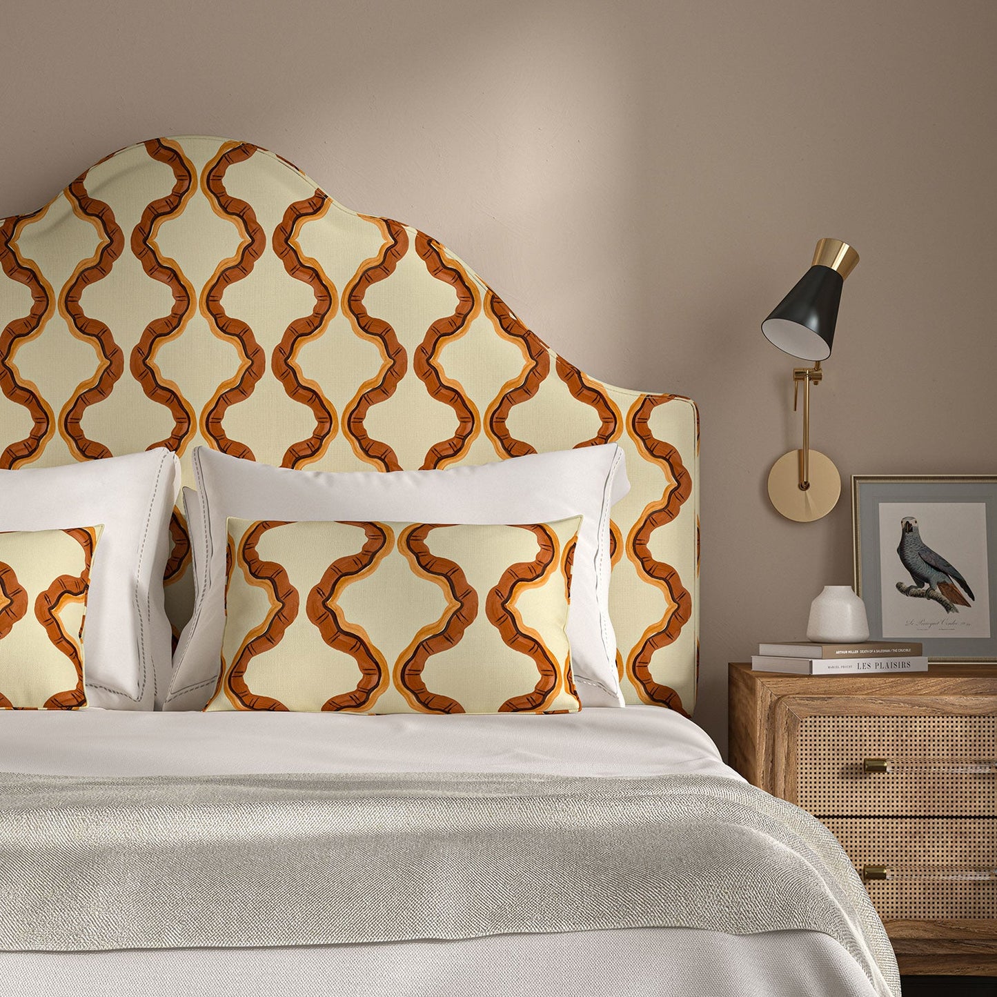 Linwood Ruffled Mojave Made to Measure Curtains