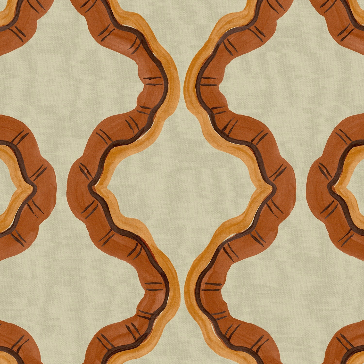 Linwood Ruffled Mojave FR Made to Measure Curtains