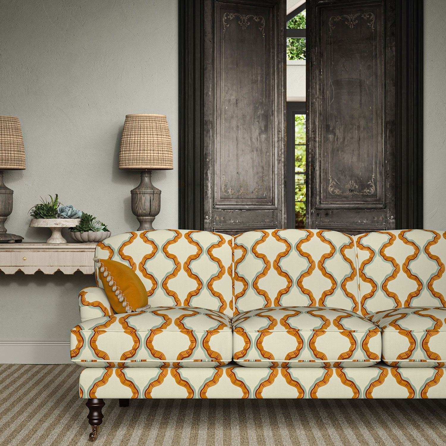 Linwood Ruffled Petra Made to Measure Curtains