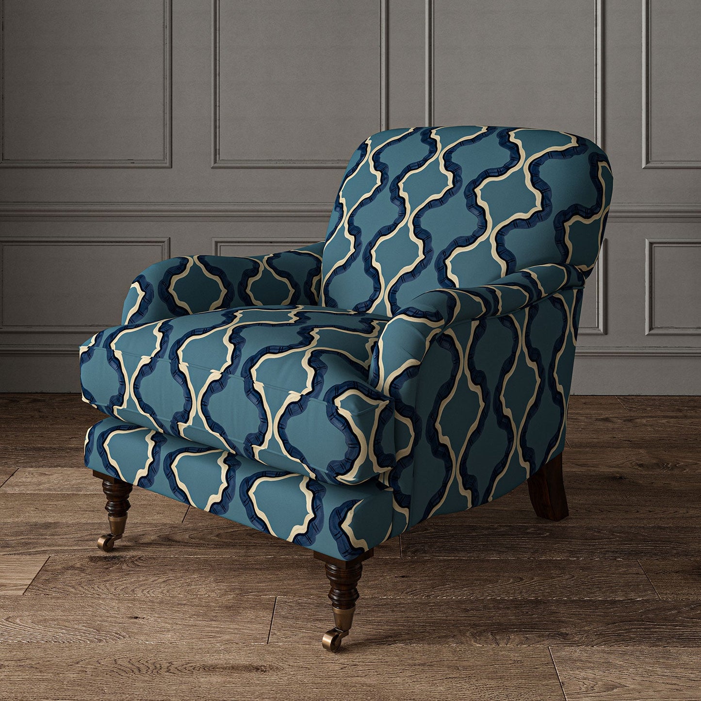 Linwood Ruffled Portofino FR Made to Measure Curtains