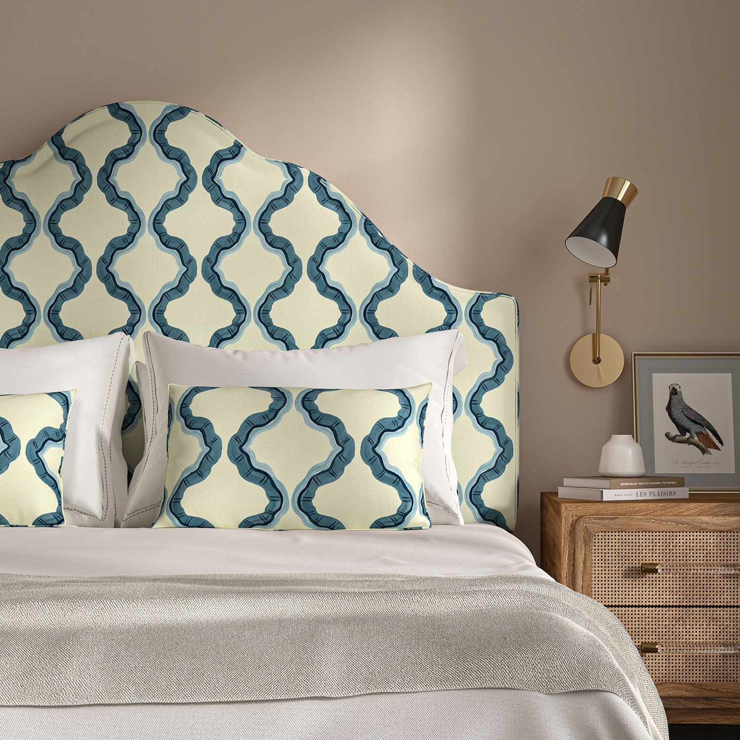 Linwood Ruffled Santorini Made to Measure Curtains