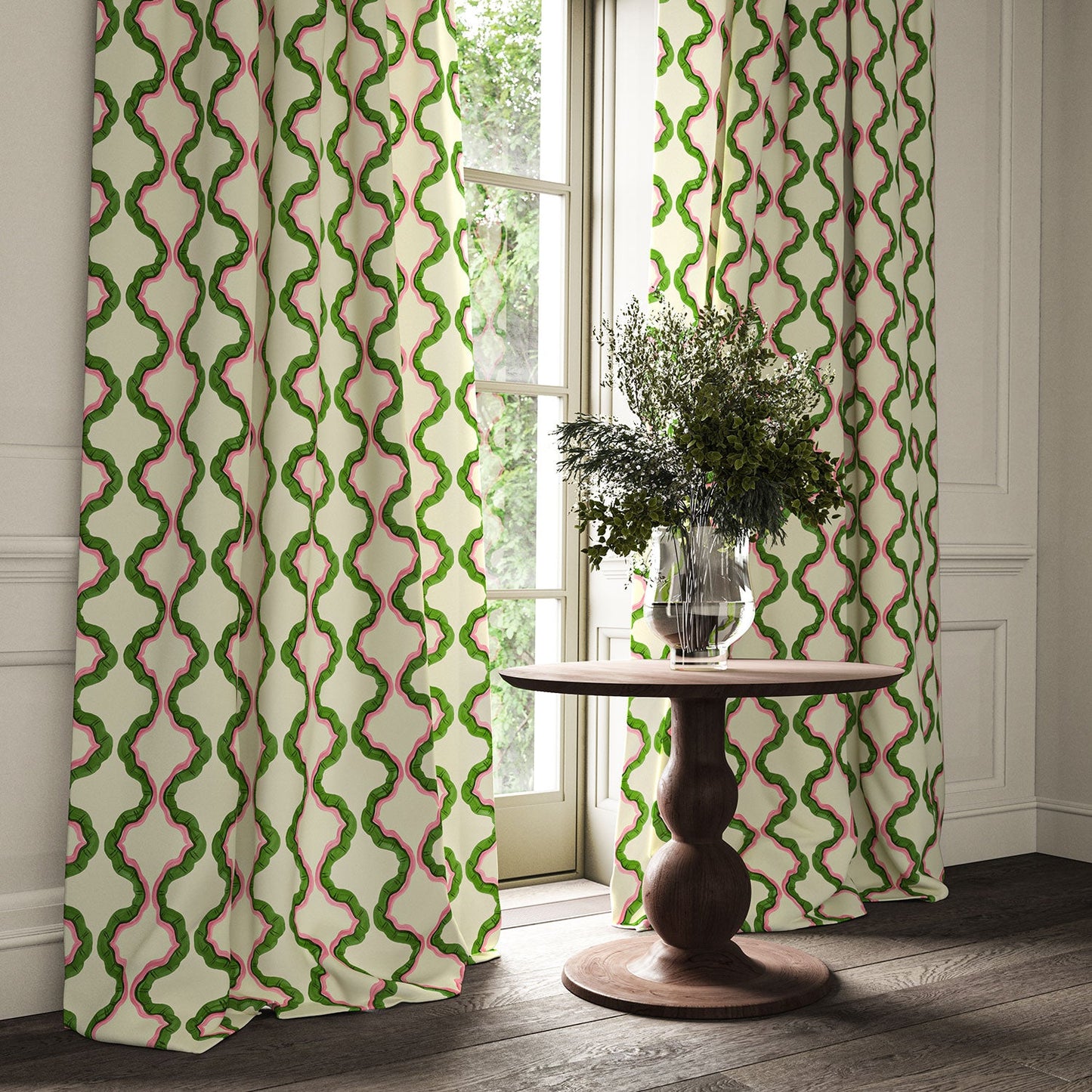 Linwood Ruffled Tahiti FR Made to Measure Curtains