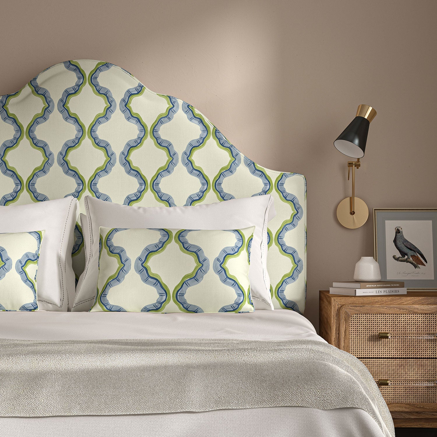 Linwood Ruffled Vienna FR Made to Measure Curtains