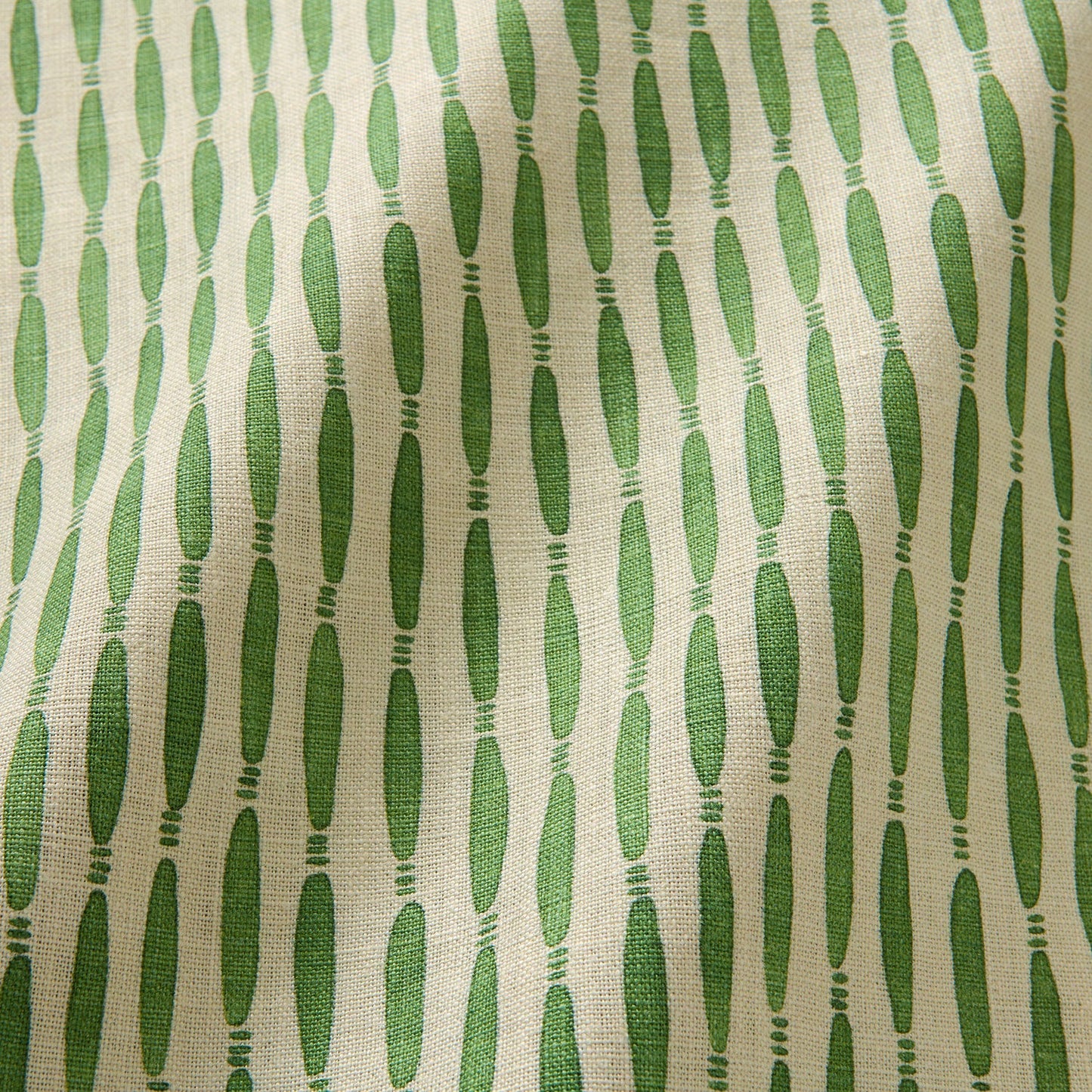 Linwood Smocked Cucumber Made to Measure Curtains