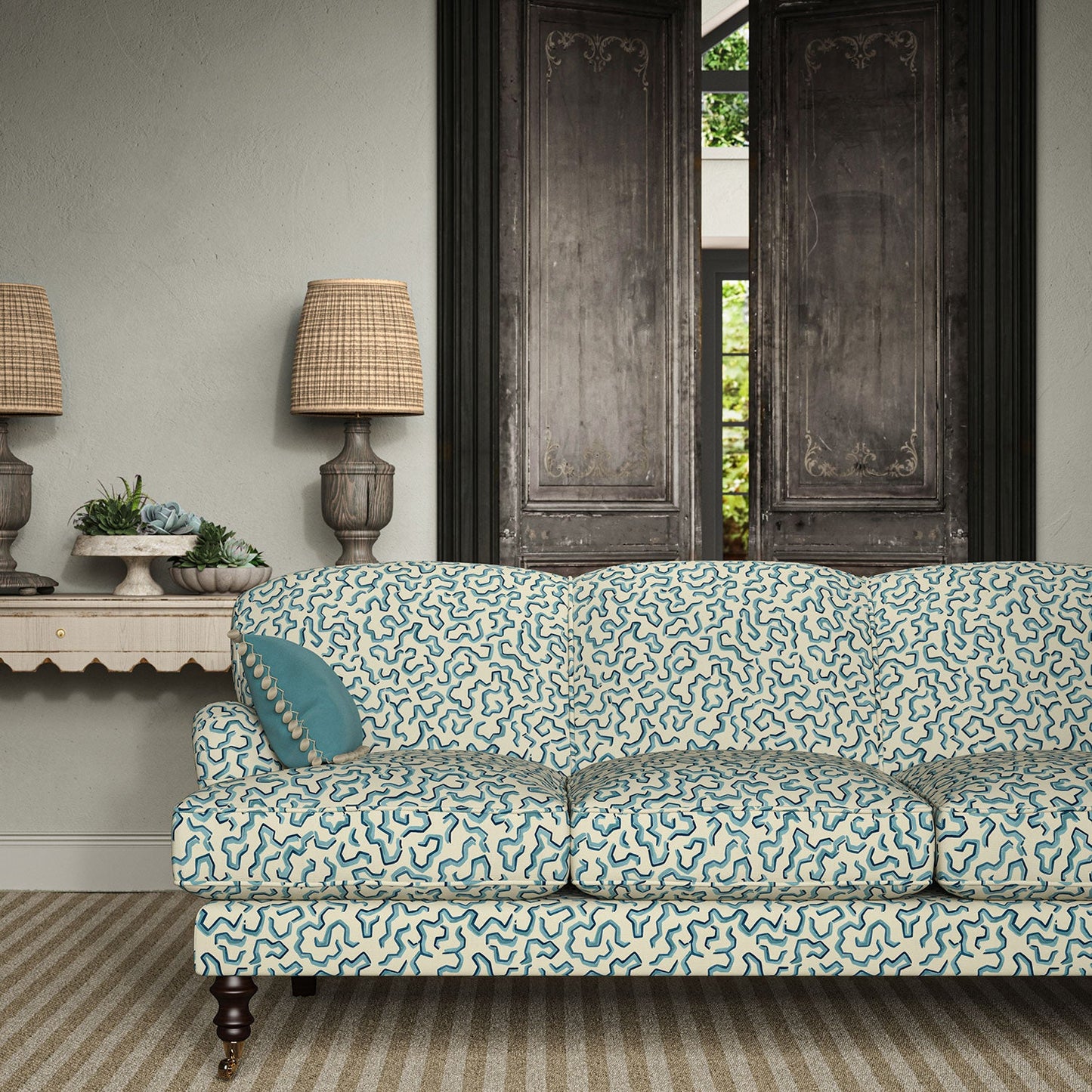 Linwood Scrunched Arles FR Made to Measure Curtains