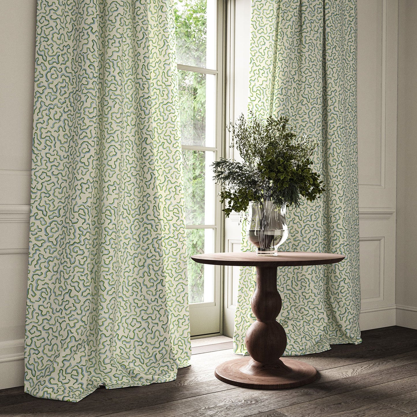 Linwood Scrunched Everglades Made to Measure Curtains