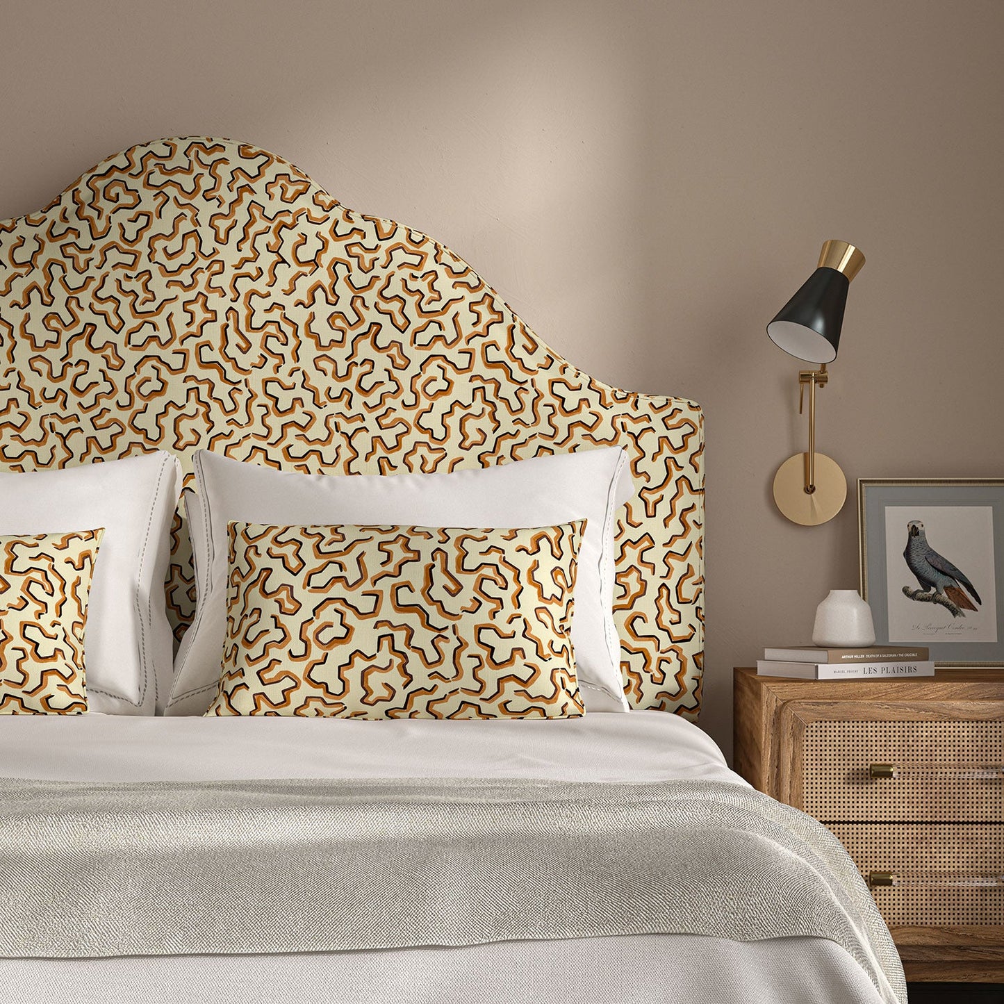 Linwood Scrunched Giraffe FR Made to Measure Curtains