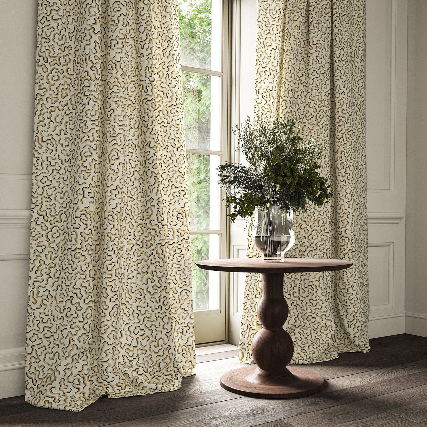 Linwood Scrunched Grand Canyon FR Made to Measure Curtains