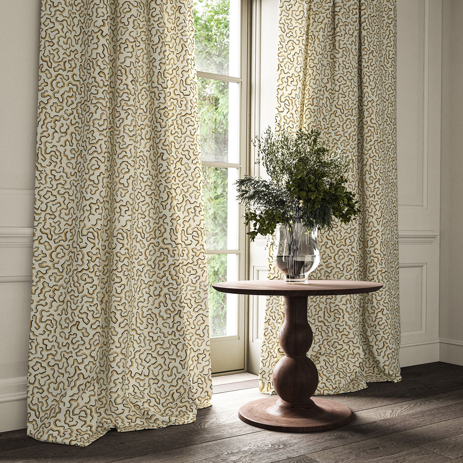 Linwood Scrunched Grand Canyon FR Made to Measure Curtains