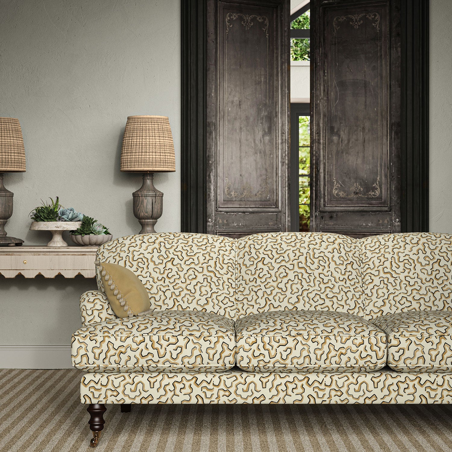 Linwood Scrunched Grand Canyon FR Made to Measure Curtains