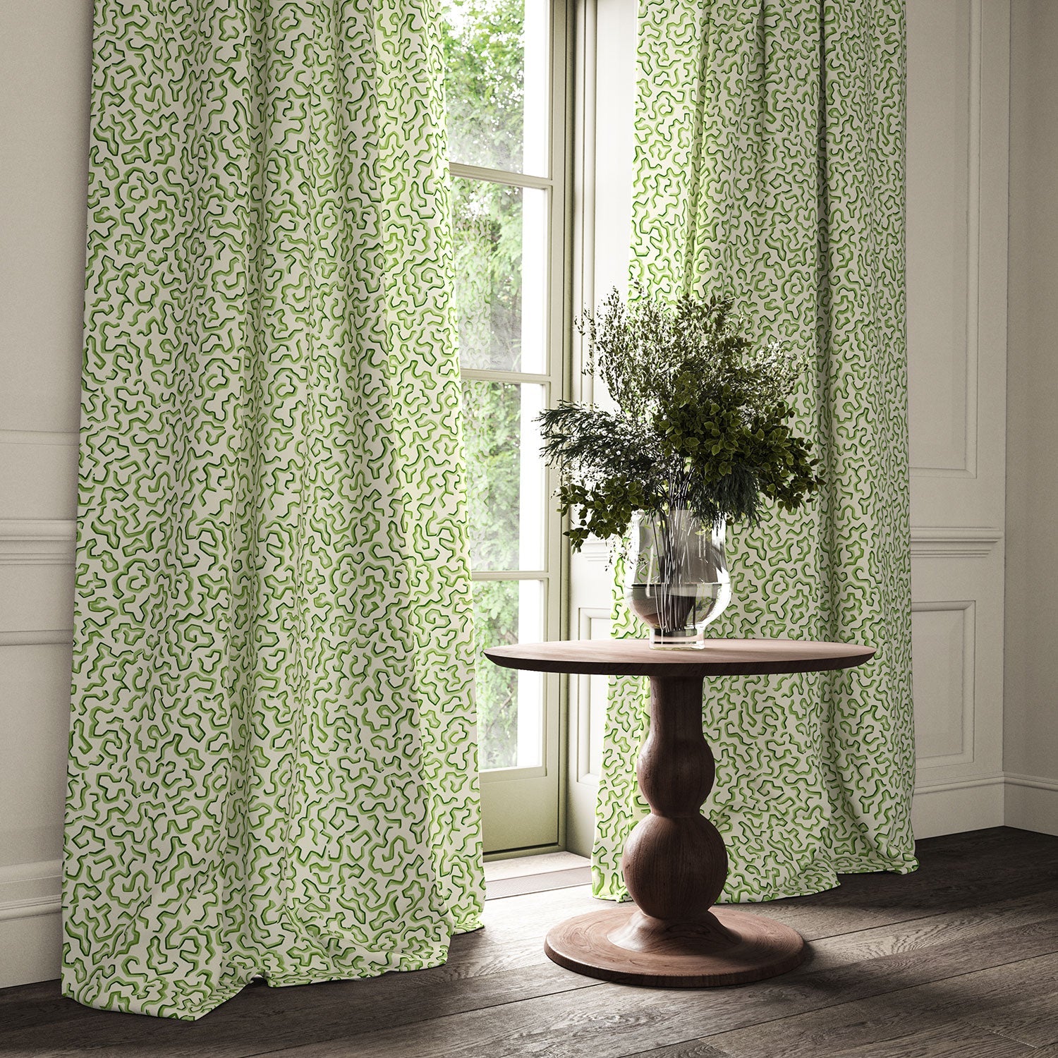 Linwood Scrunched Maze Made to Measure Curtains