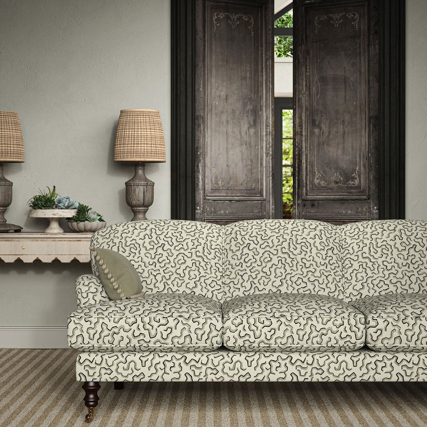 Linwood Scrunched Poodle FR Made to Measure Curtains