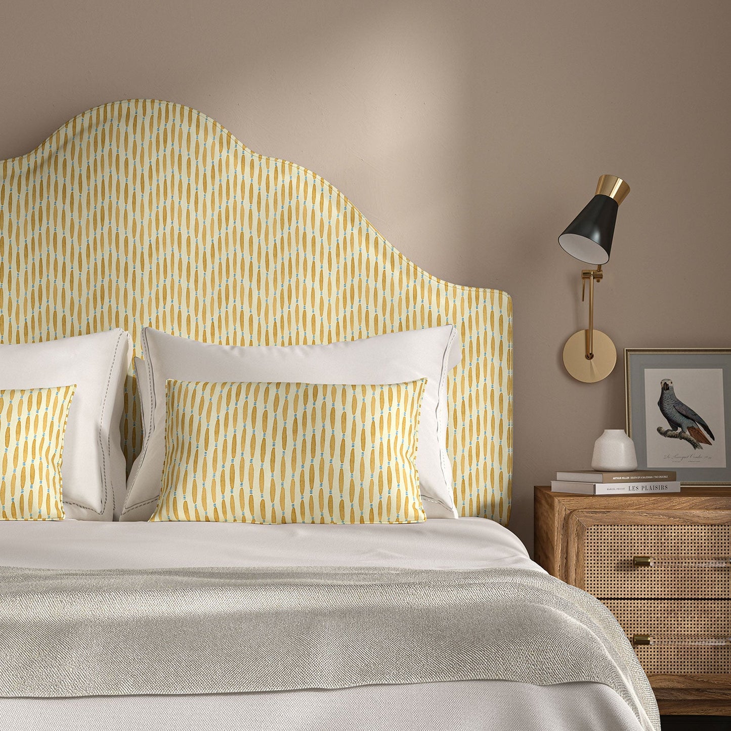 Linwood Smocked Baguette FR Made to Measure Curtains