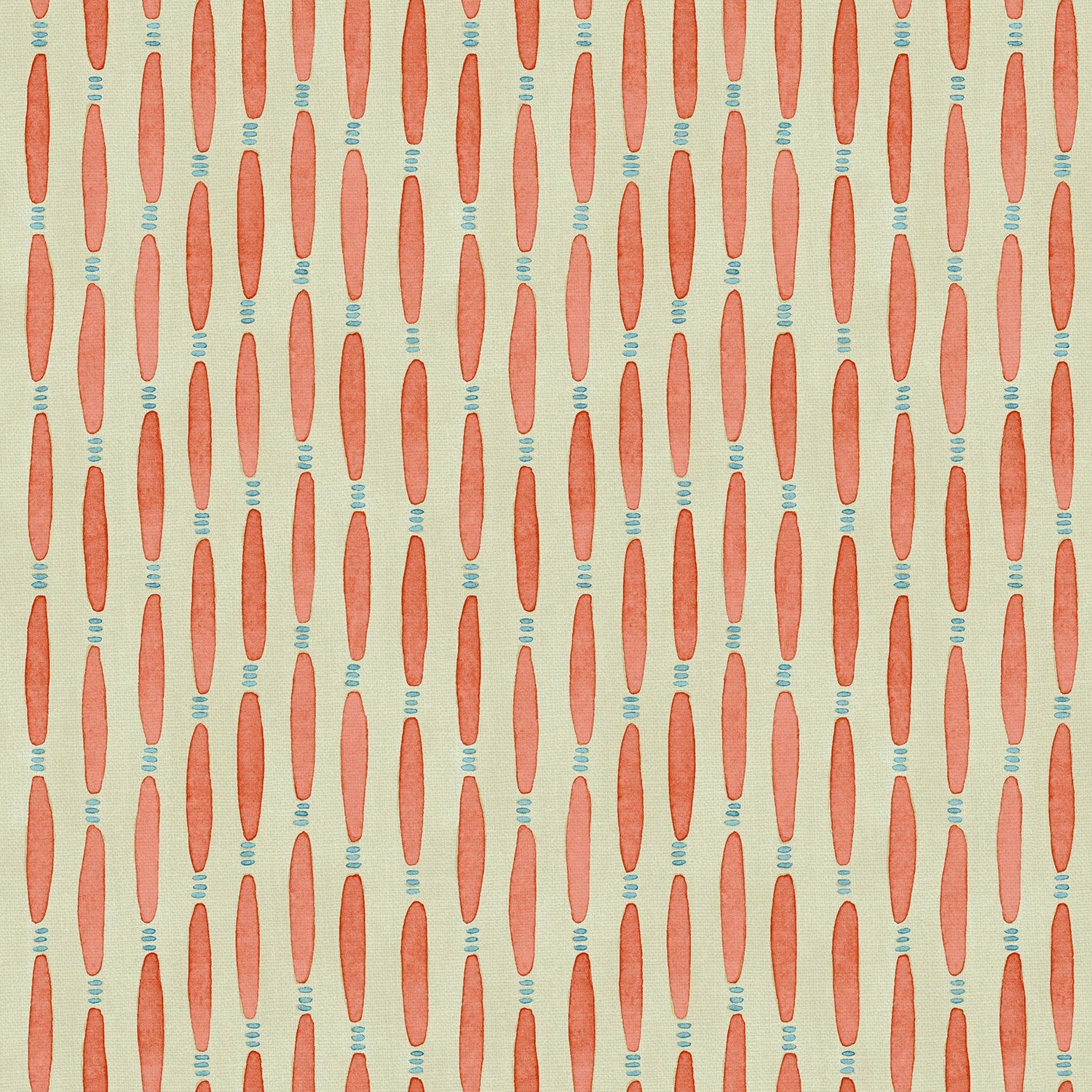 Linwood Smocked Coral FR Made to Measure Curtains