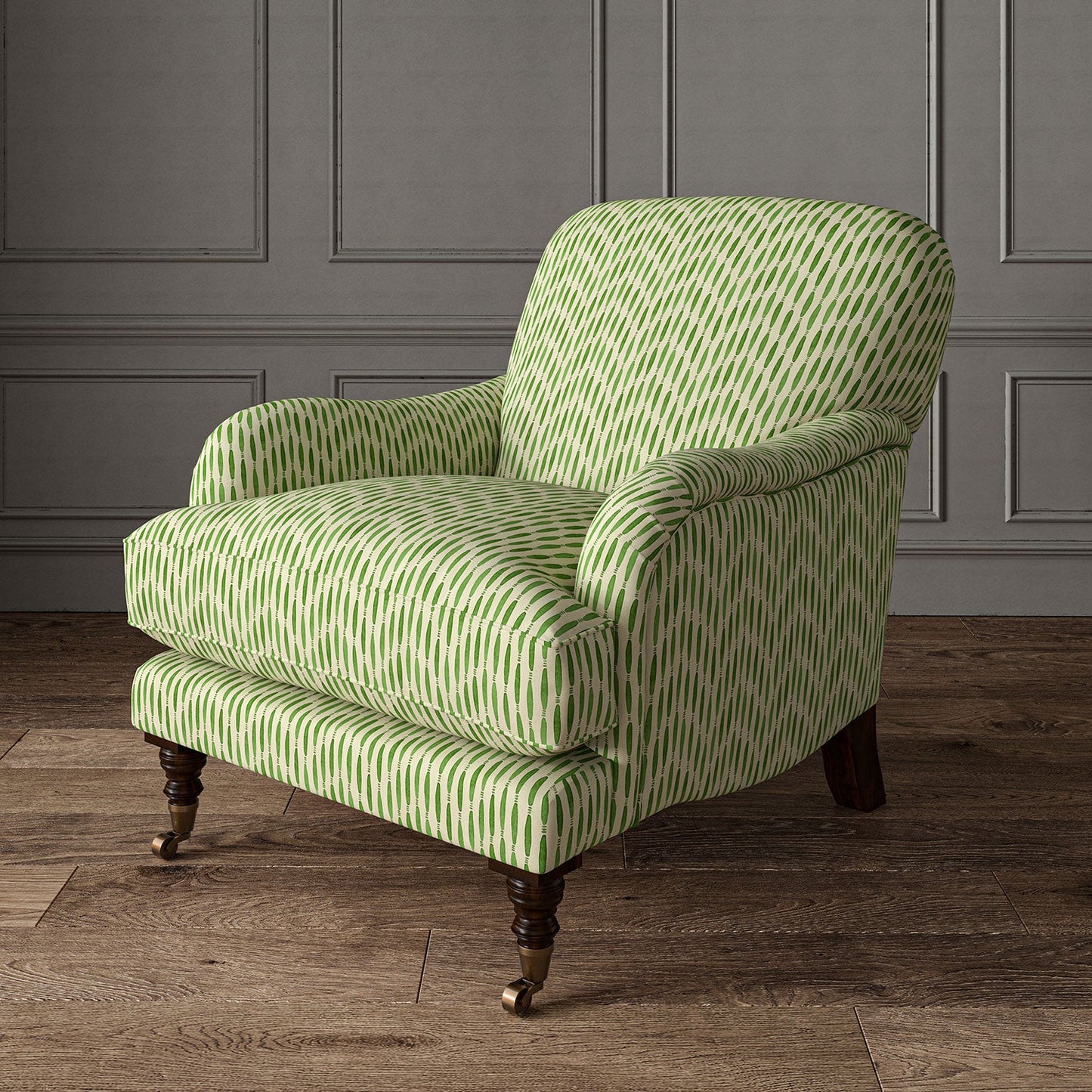 Linwood Smocked Cucumber Made to Measure Curtains