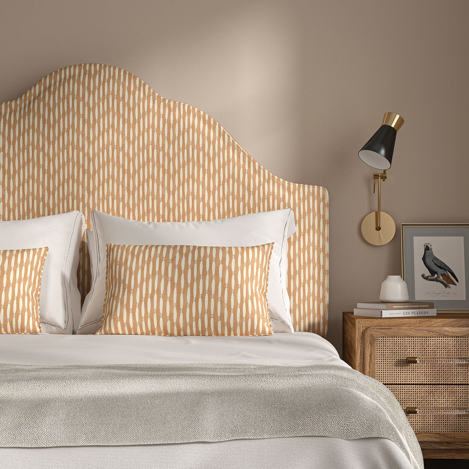Linwood Smocked Dune Made to Measure Curtains