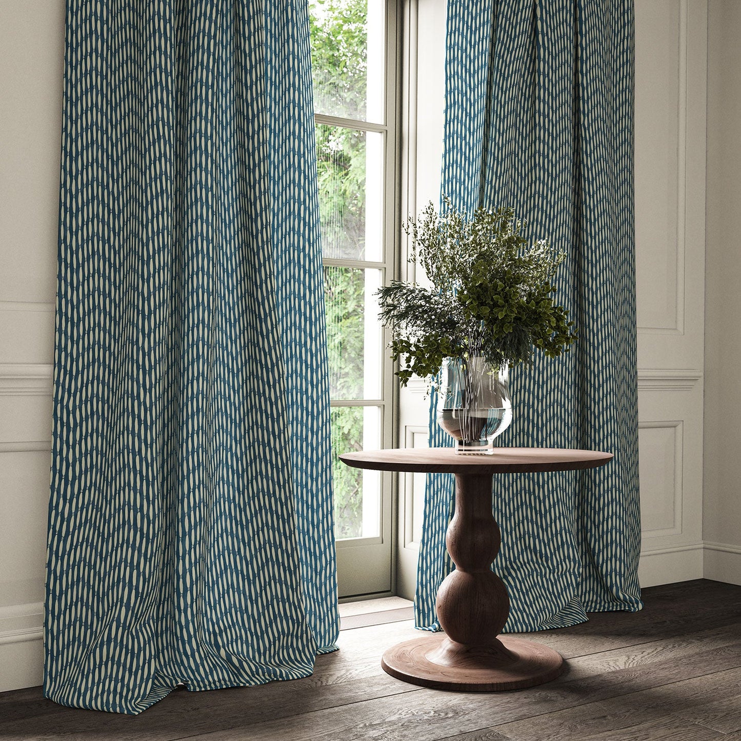 Linwood Smocked Riviera Made to Measure Curtains