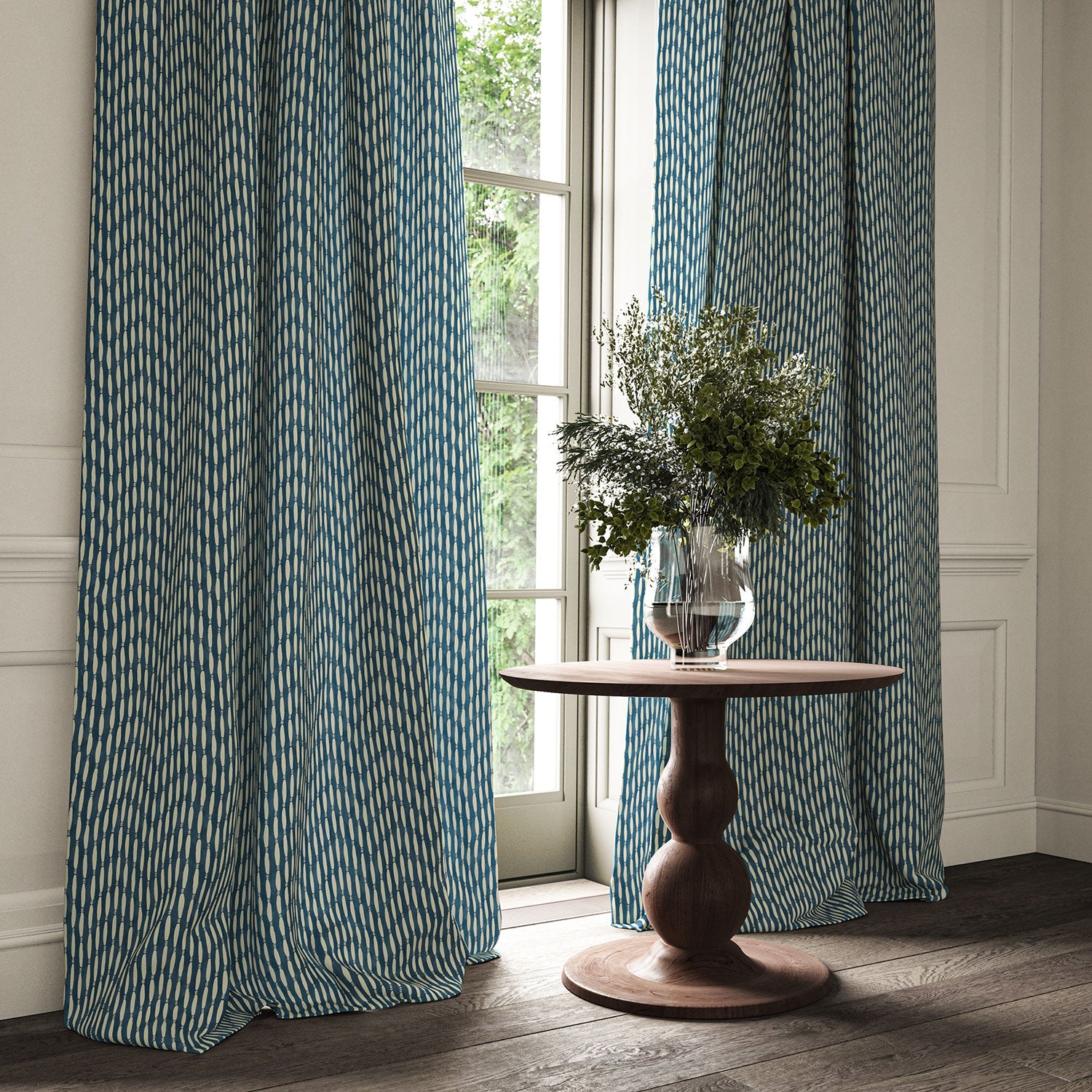 Linwood Smocked Riviera Made to Measure Curtains