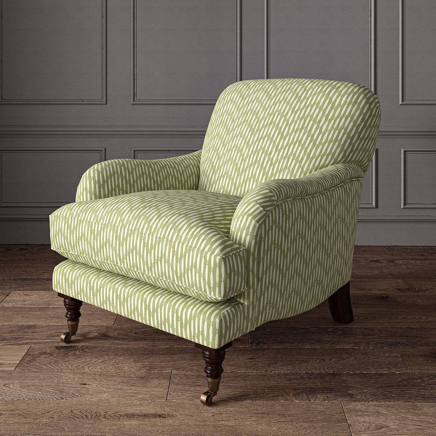 Linwood Smocked Wheatgrass FR Made to Measure Curtains