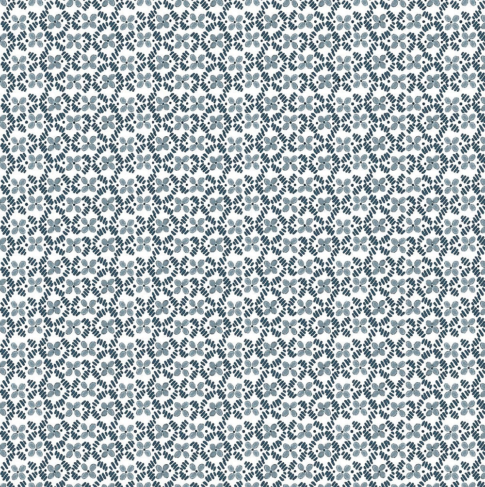 Chess Littlecote Indigo Made to Measure Roman Blinds