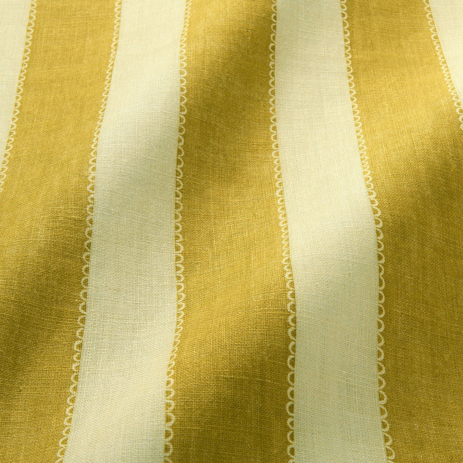 Linwood Lola Stripe Dijon FR Made to Measure Curtains