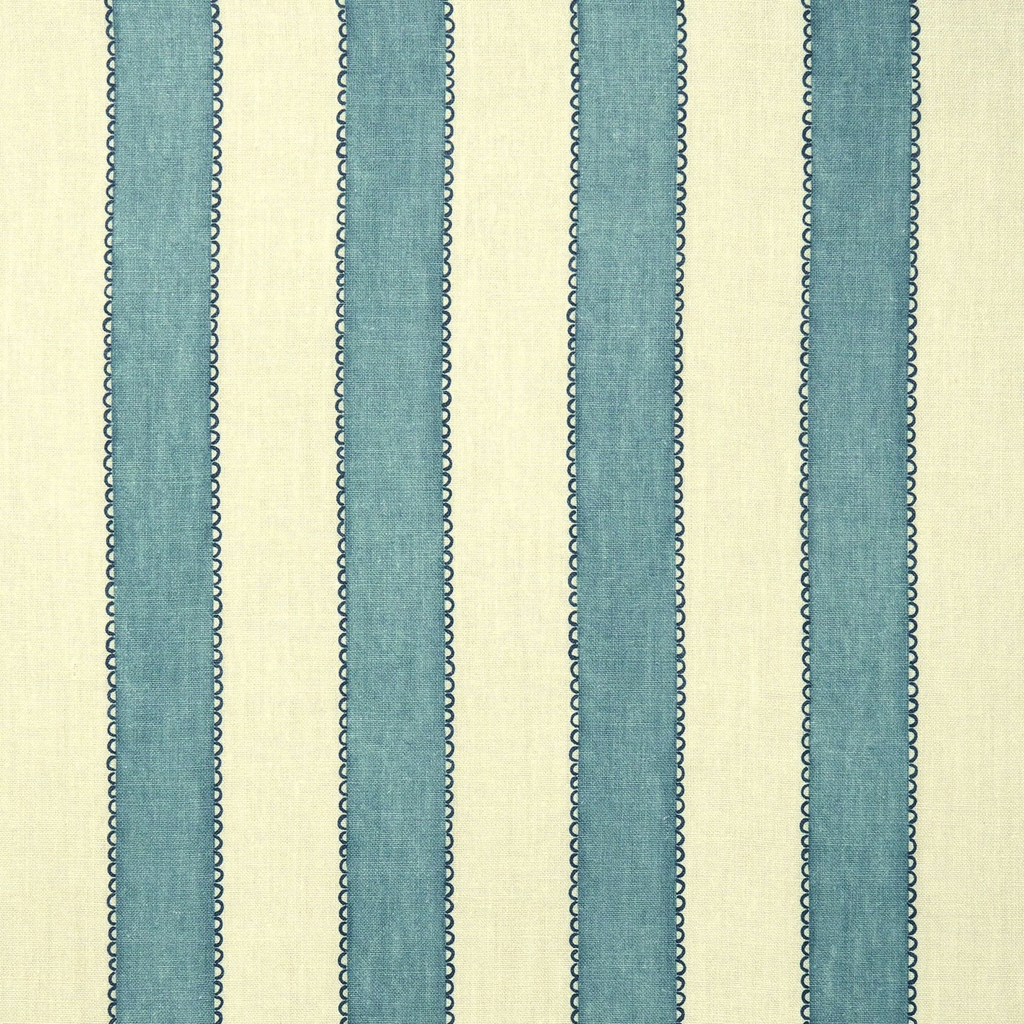 Linwood Lola Stripe Double Denim Made to Measure Curtains
