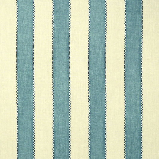 Linwood Lola Stripe Double Denim Made to Measure Curtains