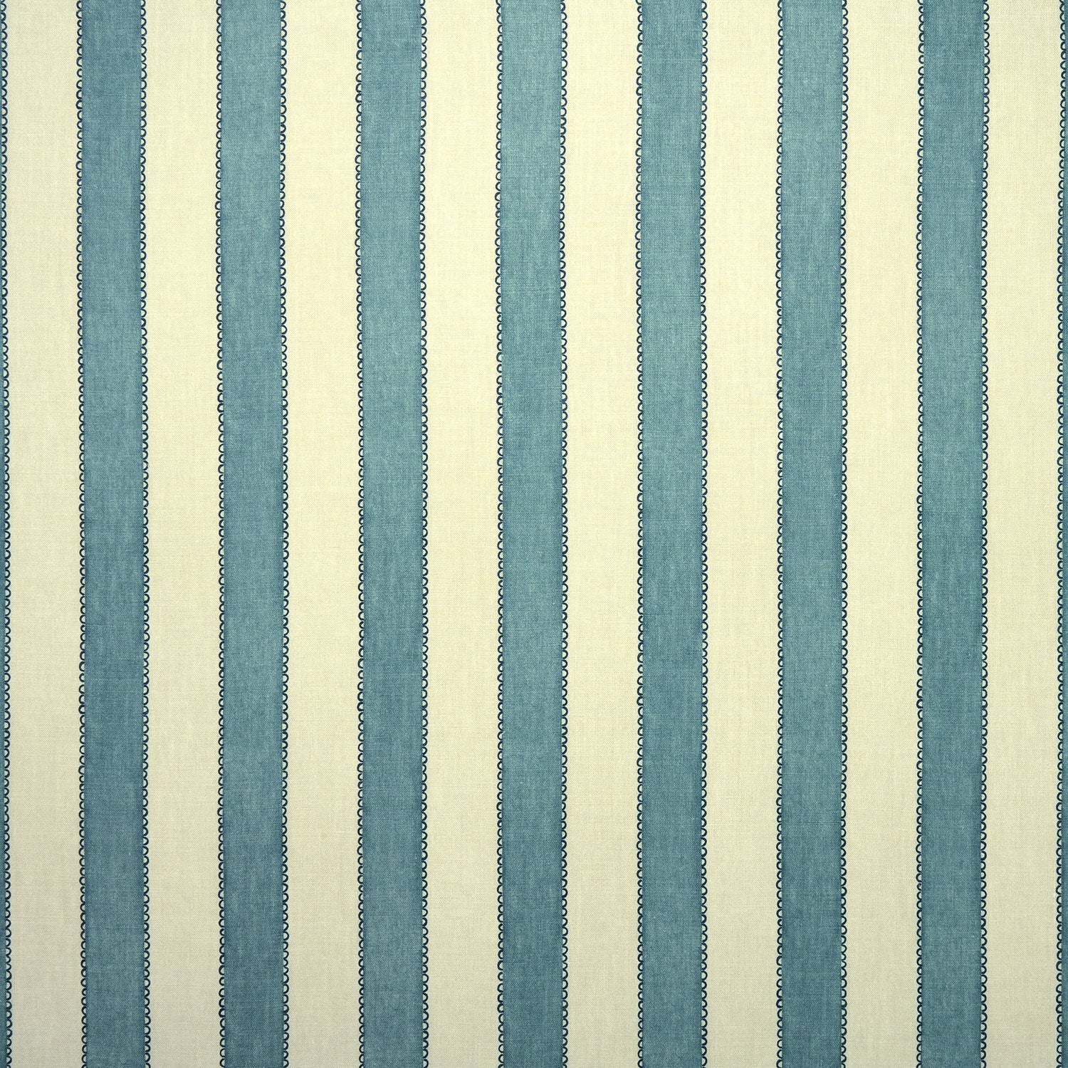 Linwood Lola Stripe Double Denim Made to Measure Curtains