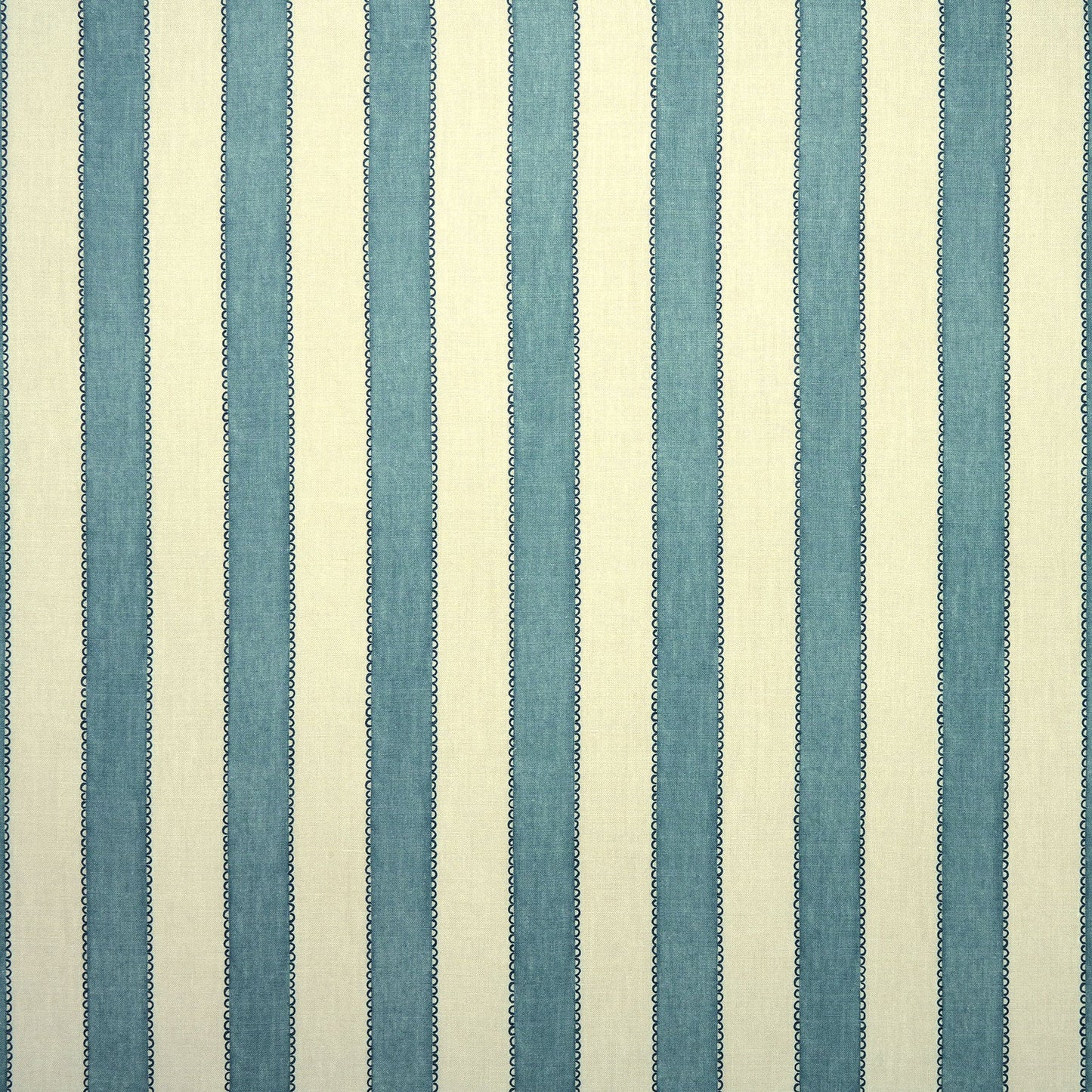 Linwood Lola Stripe Double Denim FR Made to Measure Curtains