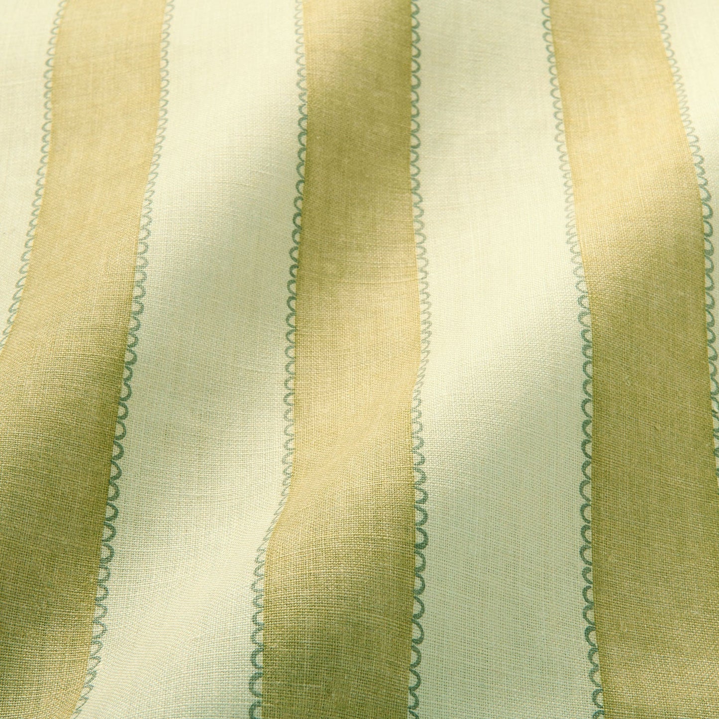 Linwood Lola Stripe Haystack FR Made to Measure Curtains
