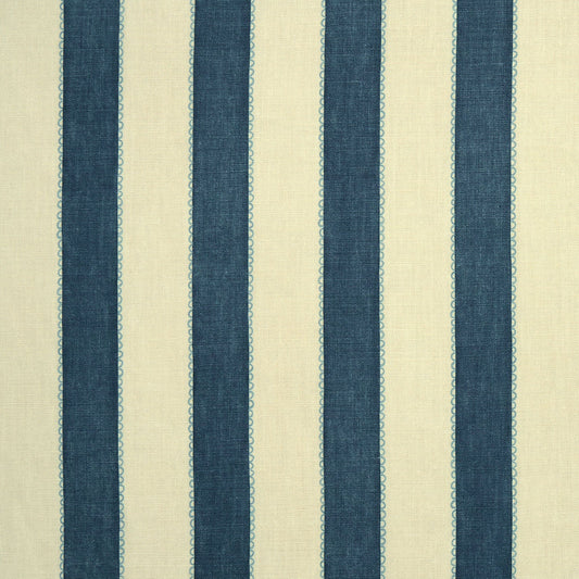 Linwood Lola Stripe Indigo Made to Measure Curtains