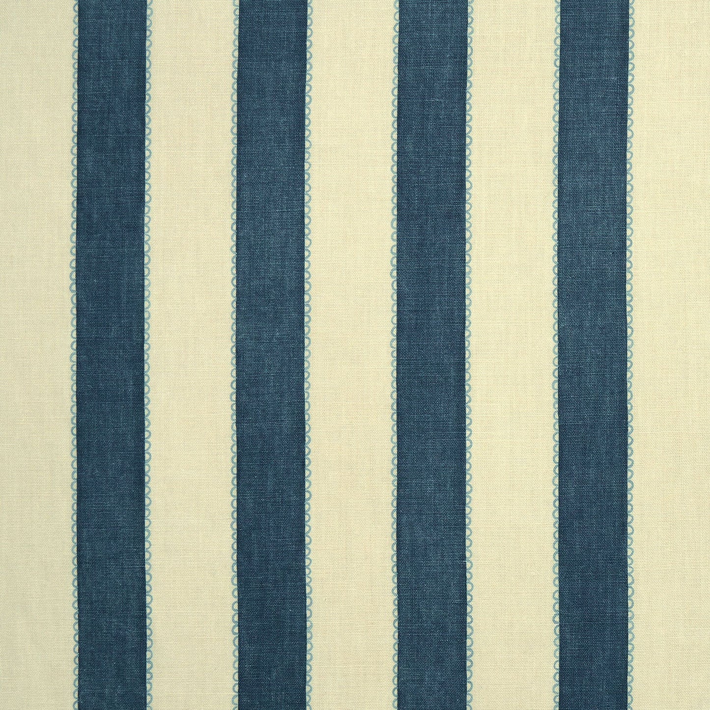 Linwood Lola Stripe Indigo FR Made to Measure Curtains