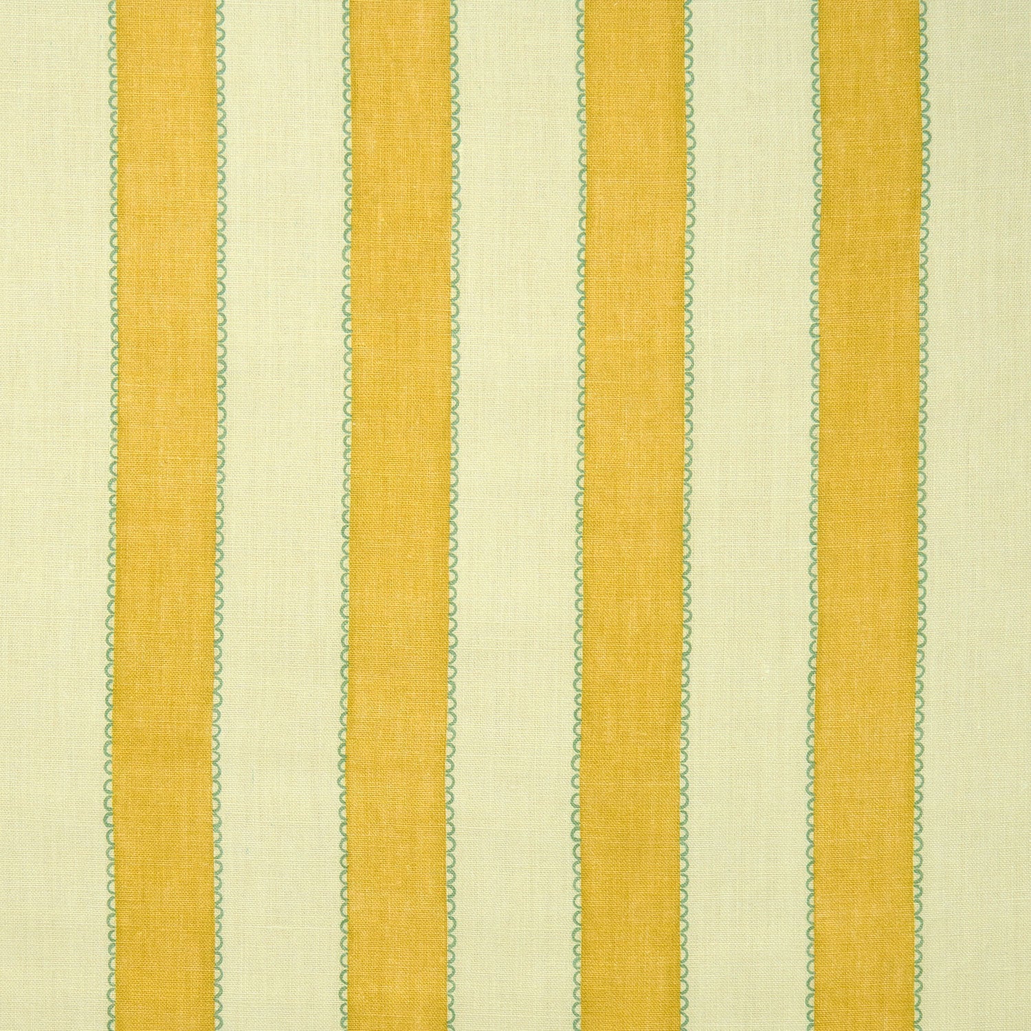 Linwood Lola Stripe Marguerites FR Made to Measure Curtains
