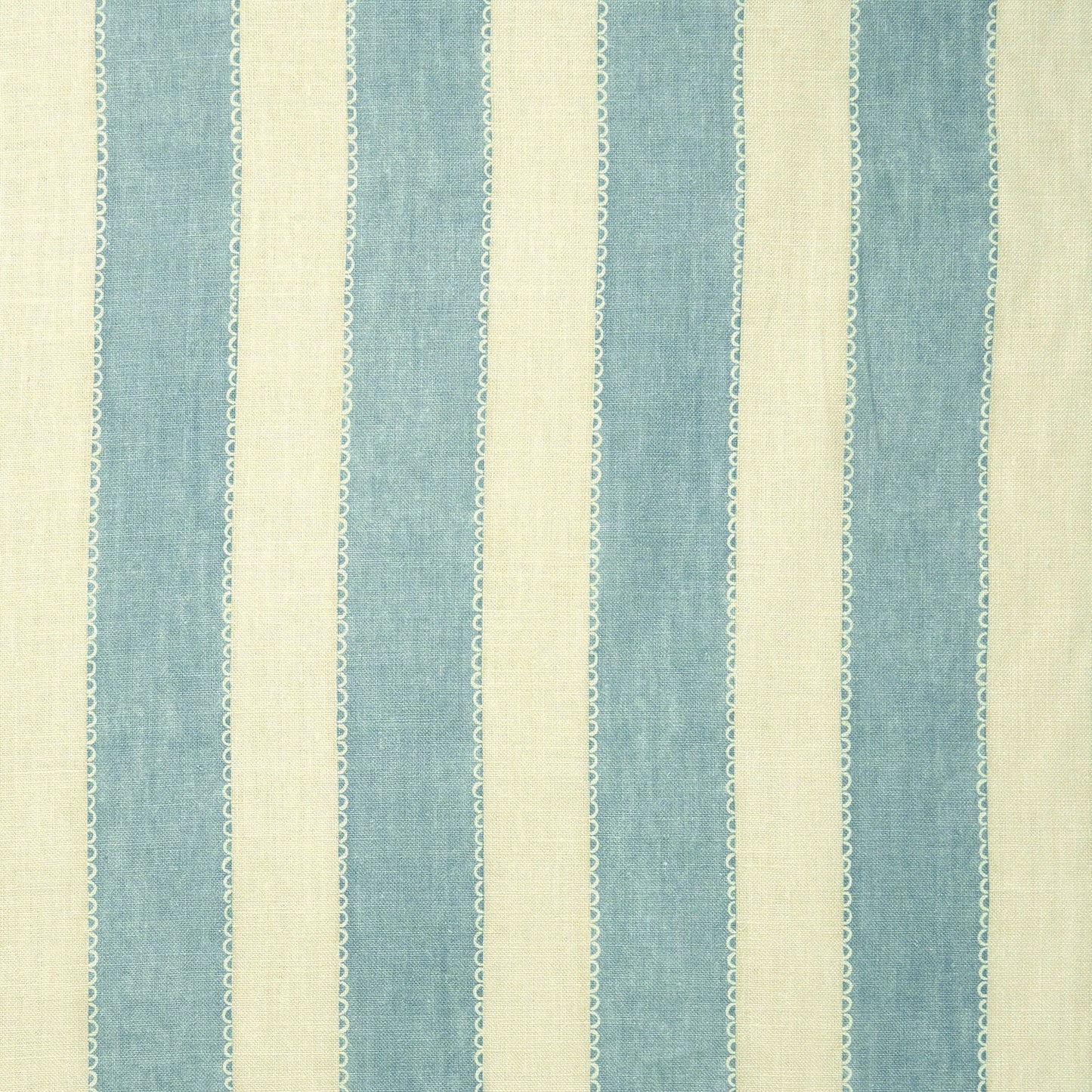 Linwood Lola Stripe Powder Blue Made to Measure Curtains