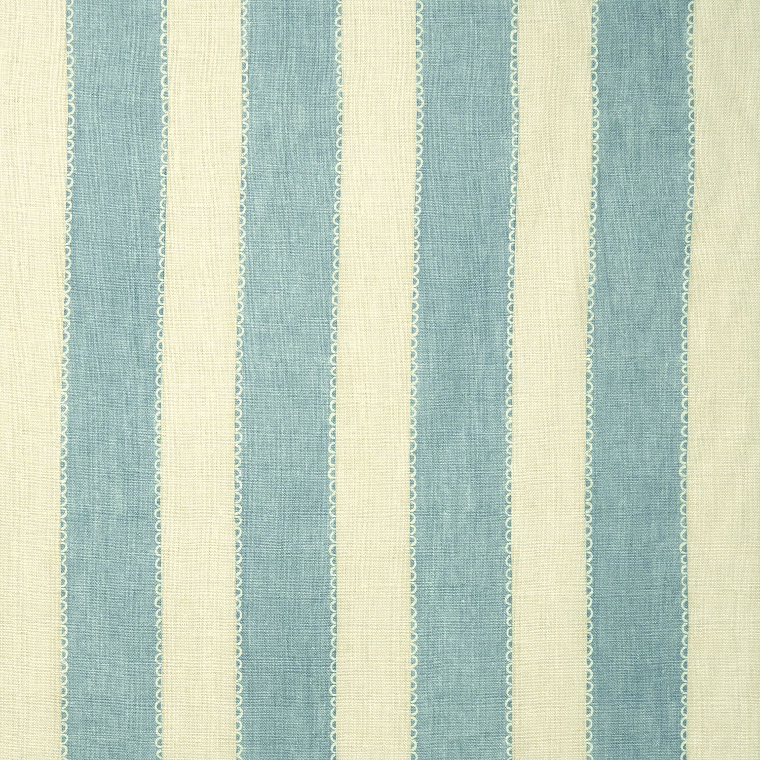 Linwood Lola Stripe Powder Blue Made to Measure Curtains
