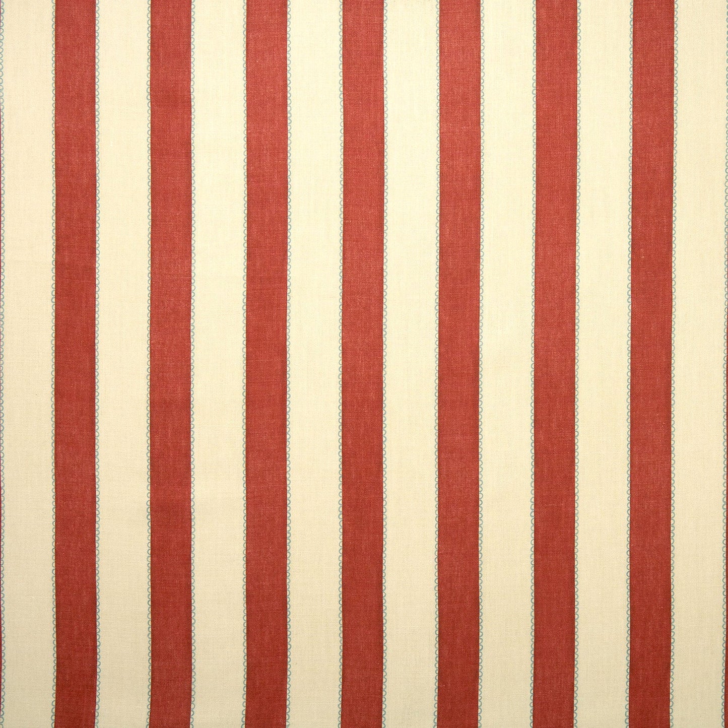 Linwood Lola Stripe Red Riding Hood FR Made to Measure Curtains