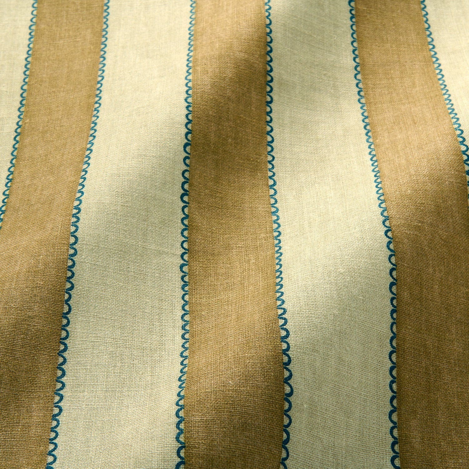 Linwood Lola Stripe Toast Rack FR Made to Measure Curtains