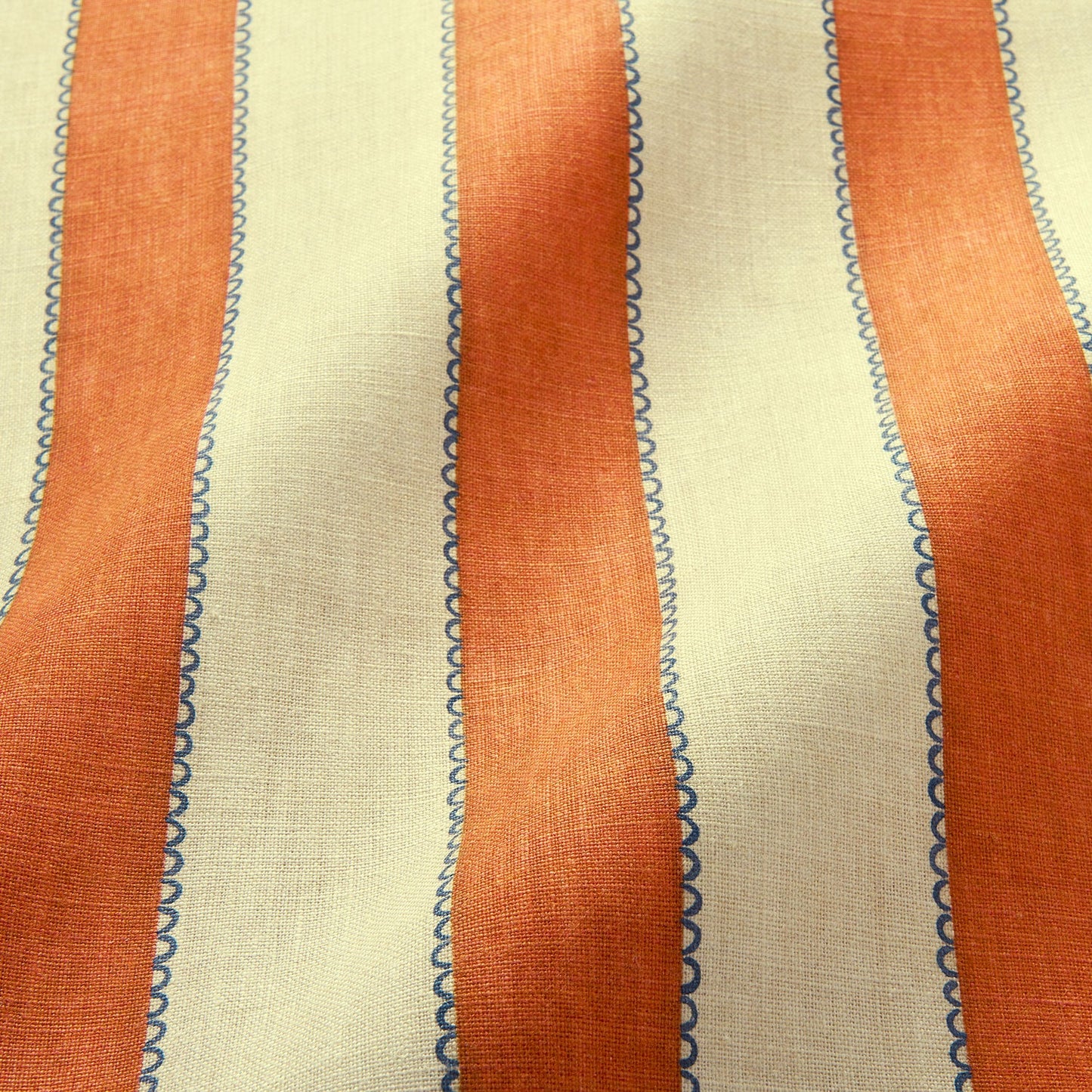 Linwood Lola Stripe Traffic Cone Made to Measure Curtains