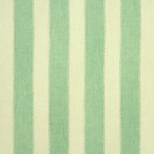 Linwood Lola Stripe Winter Green FR Made to Measure Curtains