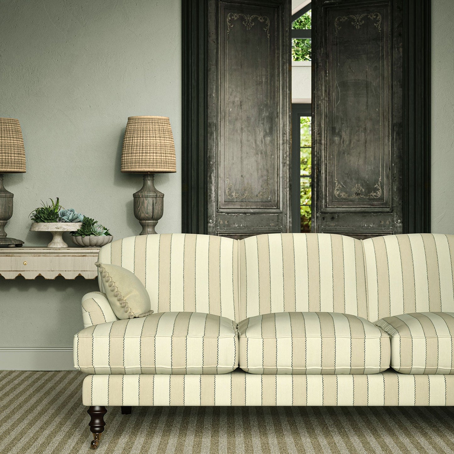 Linwood Lola Stripe Audrey Made to Measure Curtains