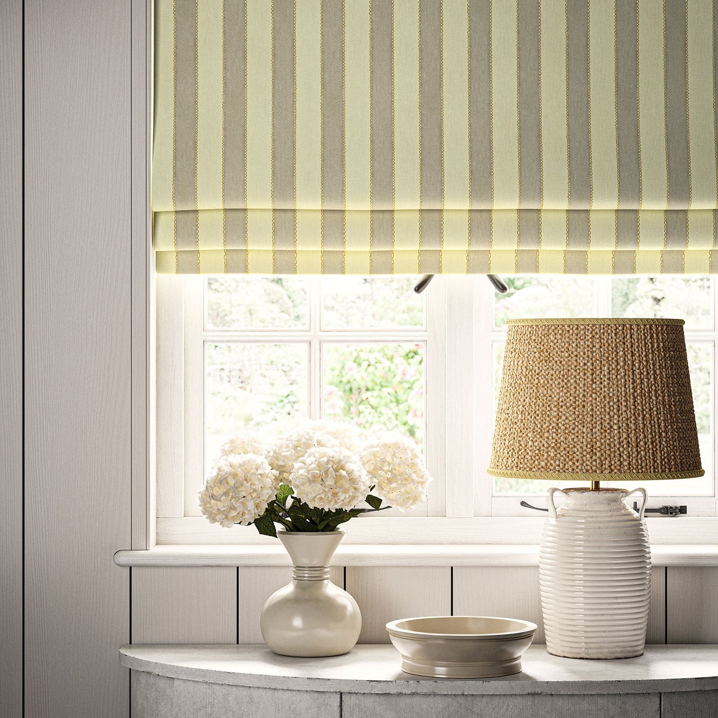 Linwood Lola Stripe Crystal Ball Made to Measure Curtains