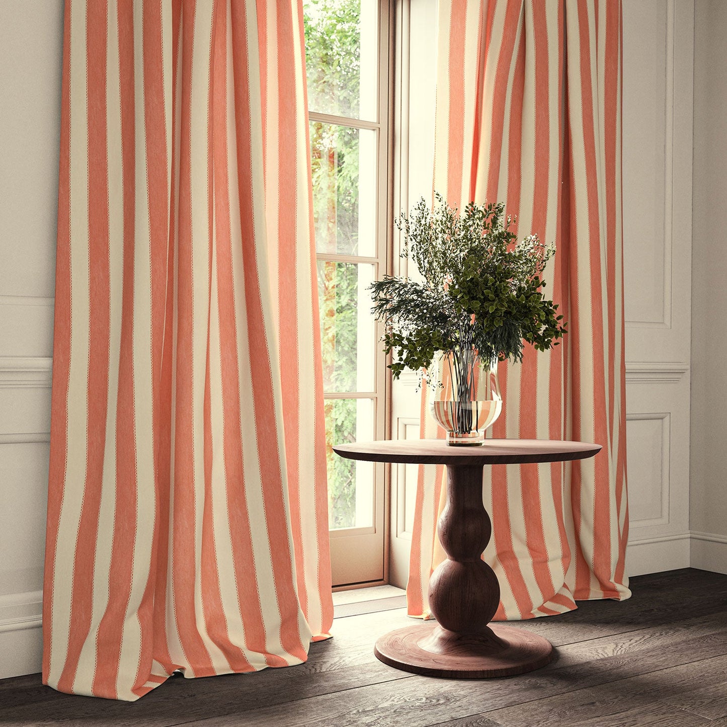 Linwood Lola Stripe Firefly Made to Measure Curtains