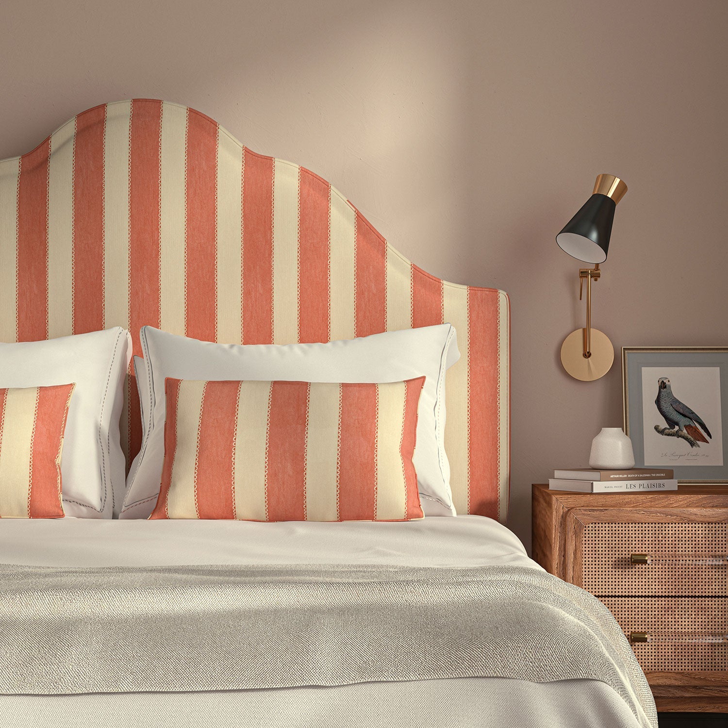 Linwood Lola Stripe Firefly Made to Measure Curtains